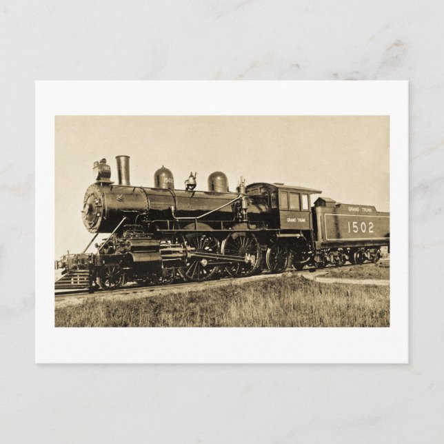 GTW #1502  Baldwin Built 1901 Postcard (Front)