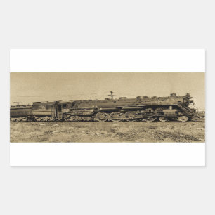 GTW Engine #6312 at Battle Creek, MI 1954 Rectangular Sticker