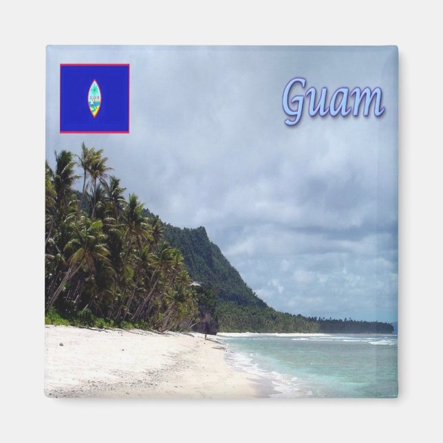 GU - Guam - Beach Magnet (Front)