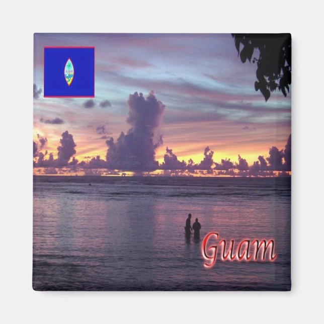 GU - Guam - Sunset Magnet (Front)