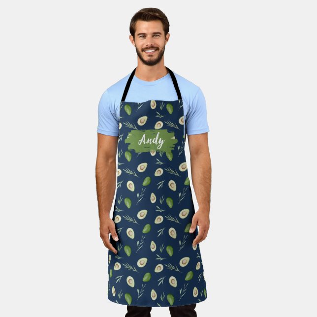 Guac Apron, Kitchen, Baking, Cooking, Chef Apron (Worn)