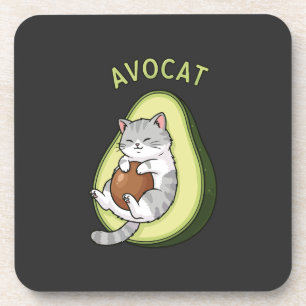 Guac Meow Mode Coaster