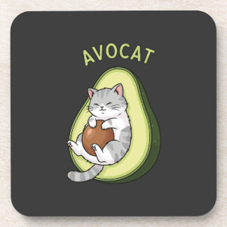Guac Meow Mode Coaster
