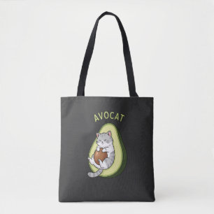 Guac Meow Mode Tote Bag