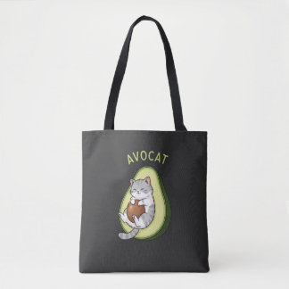 Guac Meow Mode Tote Bag