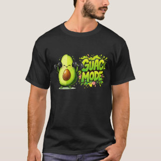 Guac Mode Funny Avocado Gym Fitness T-Shirt
