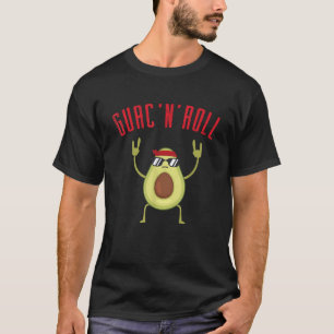 Guac N Roll Funny Avocado Apparel T-Shirt