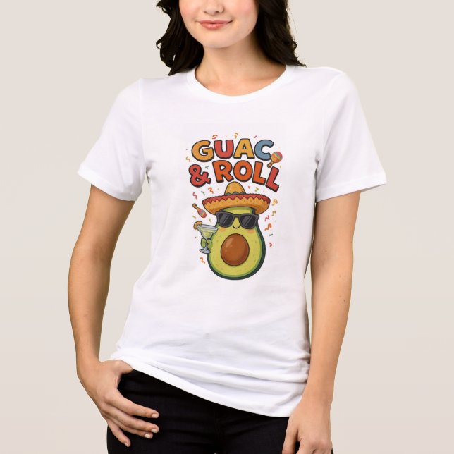 GUAC. & ROLL  Tri-Blend SHIRT (Front)