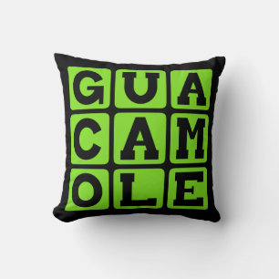 Guacamole, Avocado Dip Cushion