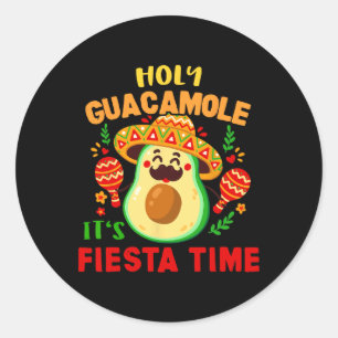 Guacamole Cinco De Mayo Mexican Fiesta Gift Mens A Classic Round Sticker