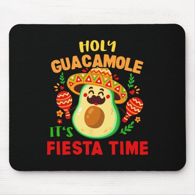 Guacamole Cinco De Mayo Mexican Fiesta Gift Mens A Mouse Pad (Front)