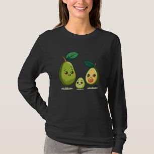 Guacamole Mom Avocado Vegetarian Vegan Mothers Da T-Shirt