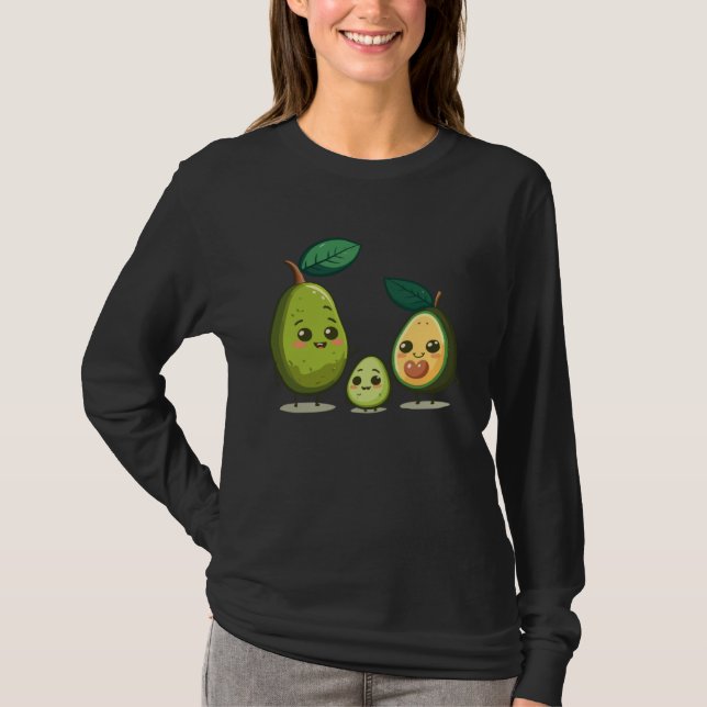 Guacamole Mom Avocado  Vegetarian Vegan Mothers Da T-Shirt (Front)