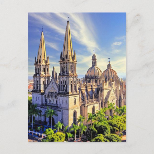 Guadalajara, Jalisco,Mexico Cathedral   Postcard (Front)