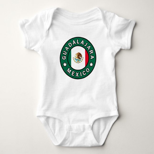 Guadalajara Mexico Baby Bodysuit (Front)