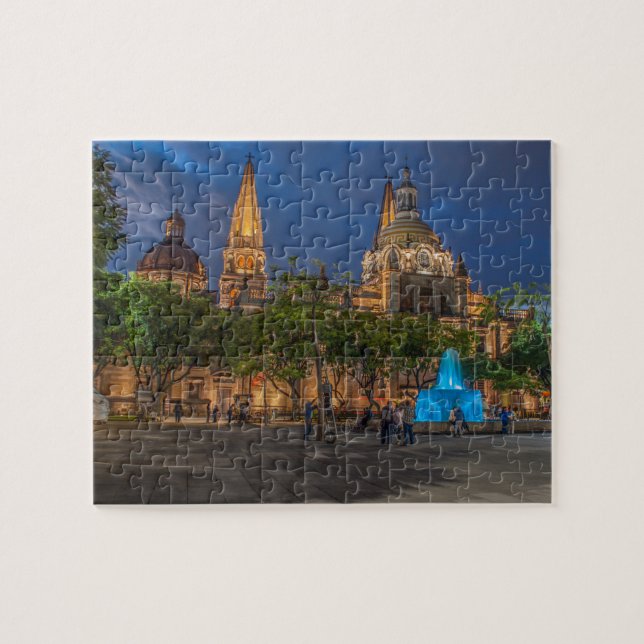 Guadalajara, México Cathedral Jigsaw Puzzle (Horizontal)