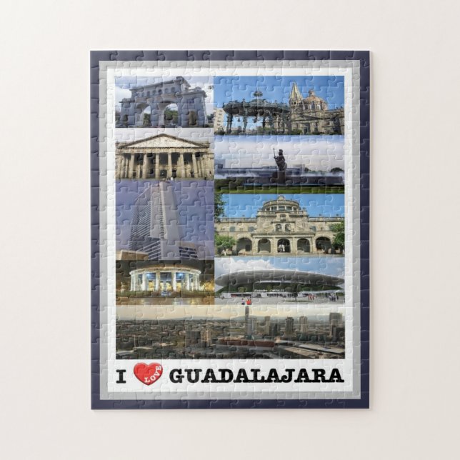 Guadalajara  - Mexico - I Love - Jigsaw Puzzle (Vertical)
