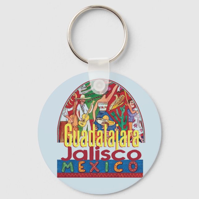 GUADALAJARA Mexico Key Ring (Front)