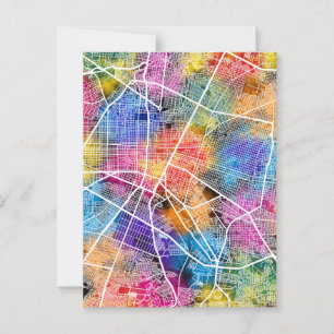 Guadalajara Mexico Map Postcard