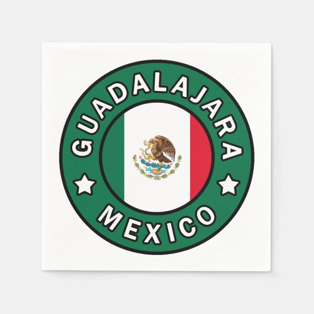 Guadalajara Mexico Napkin (Front)