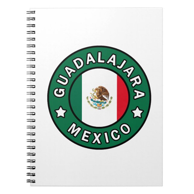 Guadalajara Mexico Notebook (Front)