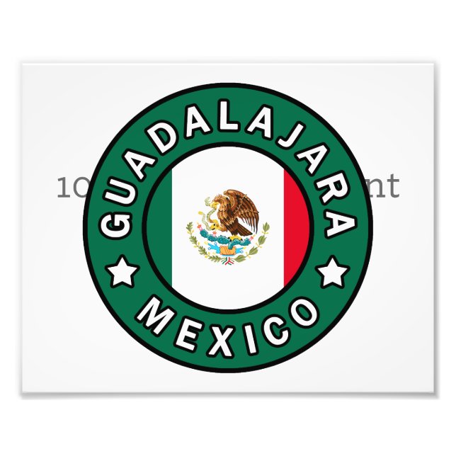 Guadalajara Mexico Photo Print (Front)