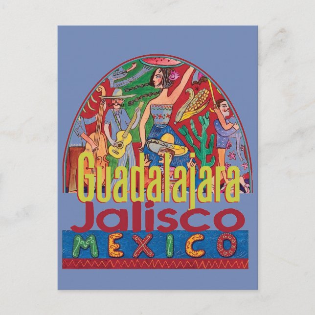GUADALAJARA Mexico Postcard (Front)