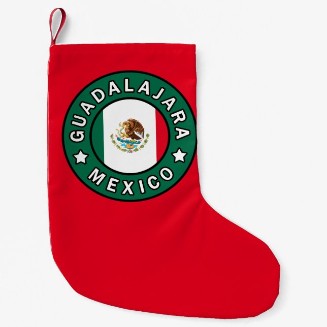 Guadalajara Mexico Small Christmas Stocking (Front)