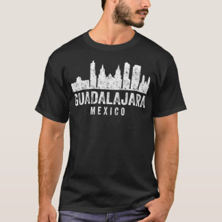 Guadalajara Skyline Graphic Vintage Mexico T-Shirt