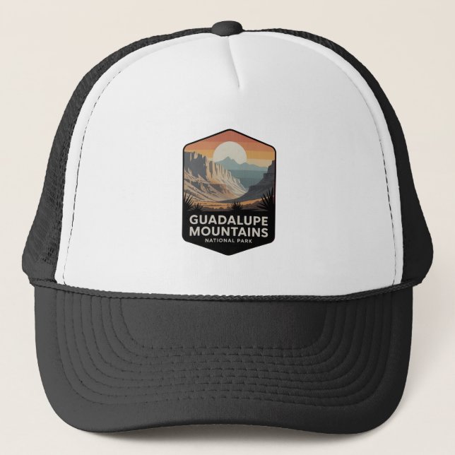 Guadalupe Mountains National Park Badge Trucker Hat (Front)