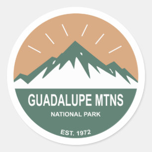 Guadalupe Mountains National Park Classic Round Sticker