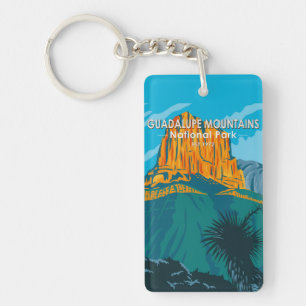  Guadalupe Mountains National Park Double Sided Key Ring