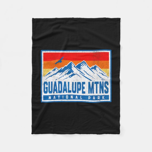 Guadalupe mountains national park  fleece blanket (Front)