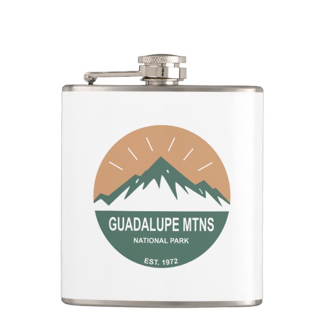 Guadalupe Mountains National Park Hip Flask (Front)