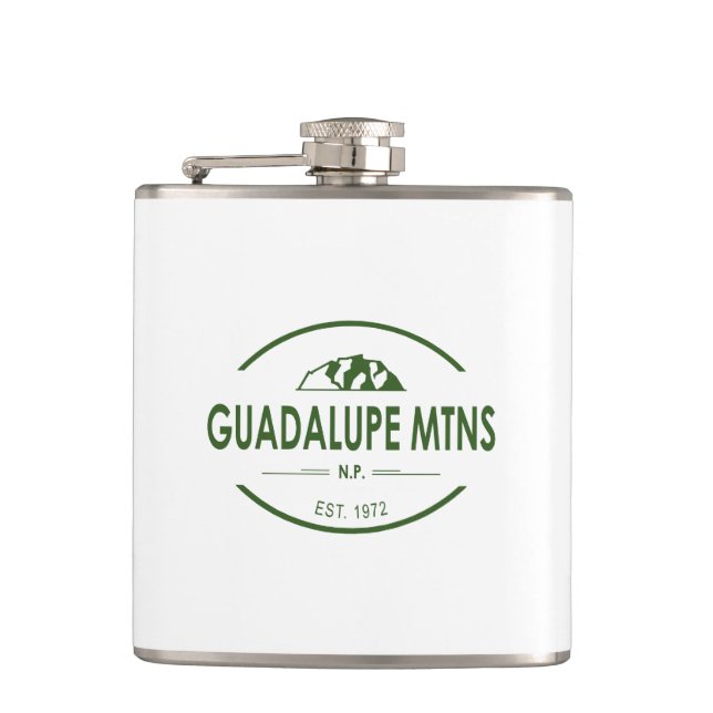 Guadalupe Mountains National Park Hip Flask (Front)