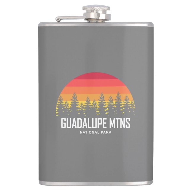 Guadalupe Mountains National Park Hip Flask (Front)