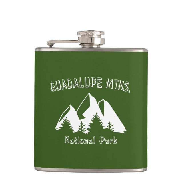 Guadalupe Mountains National Park Hip Flask (Front)