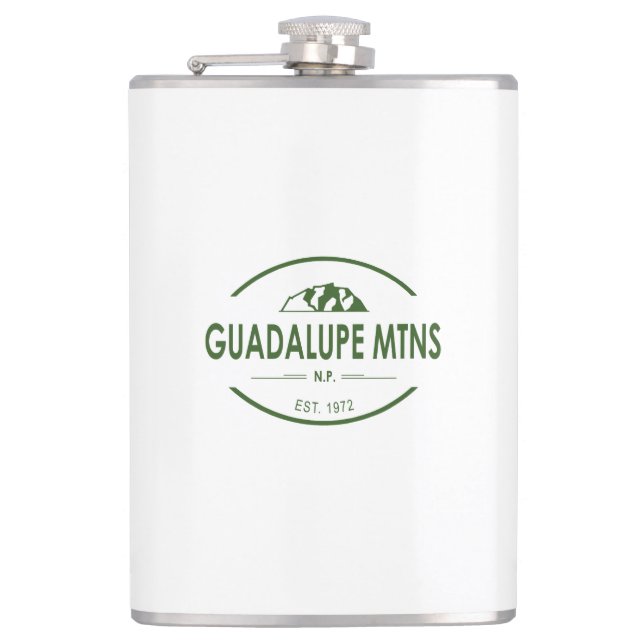 Guadalupe Mountains National Park Hip Flask (Front)