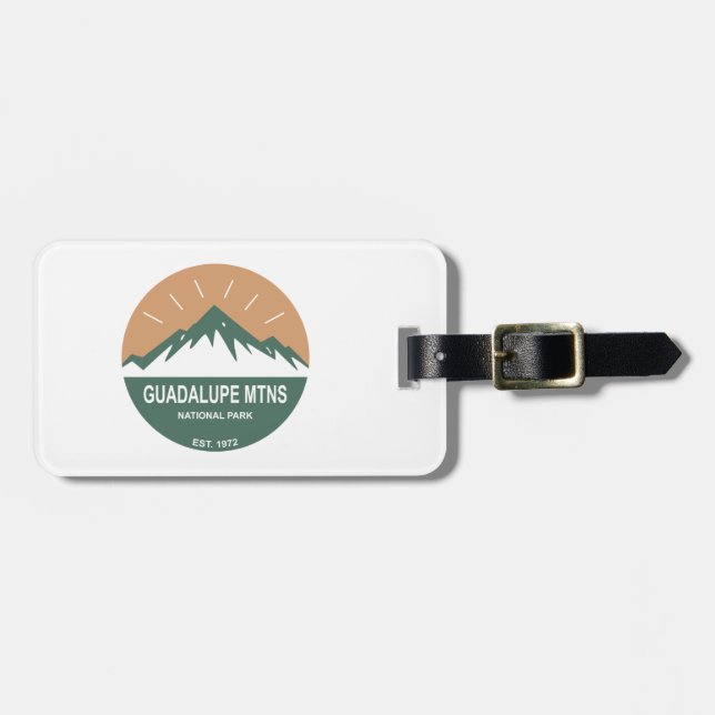 Guadalupe Mountains National Park Luggage Tag (Front Horizontal)