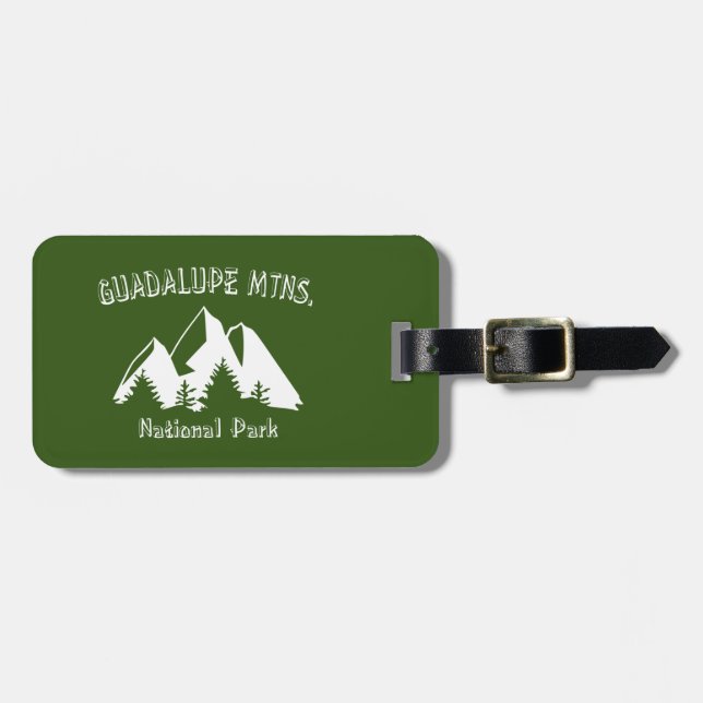 Guadalupe Mountains National Park Luggage Tag (Front Horizontal)