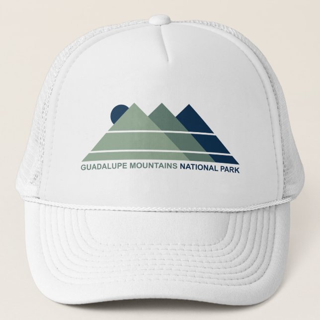 Guadalupe Mountains National Park Mountain Sun Trucker Hat (Front)