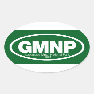 Guadalupe Mountains National Park Oval Sticker