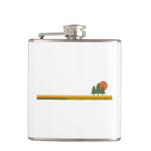 Guadalupe Mountains National Park Pine Trees Sun Hip Flask