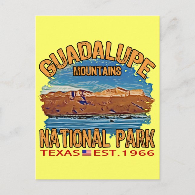 Guadalupe Mountains National Park Postcard (Front)