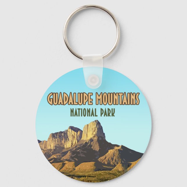 Guadalupe Mountains National Park Texas Key Ring (Front)