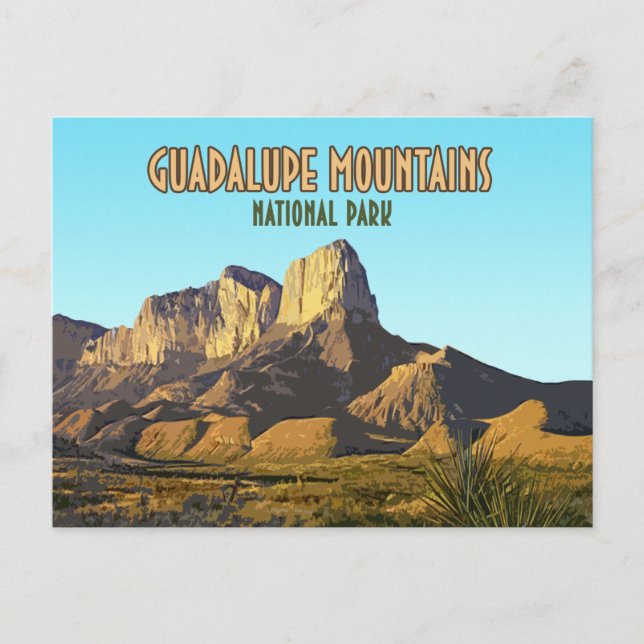 Guadalupe Mountains National Park Texas Postcard (Front)