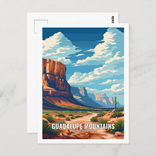 Guadalupe Mountains National Park Texas USA Postcard