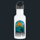 Guadalupe Mountains National Park Texas Vintage 532 Ml Water Bottle<br><div class="desc">Guadalupe Mountains vector artwork in a window style design. The park includes Guadalupe Peak,  the highest point in Texas,  and El Capitan.</div>