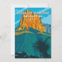 Guadalupe Mountains National Park Texas Vintage