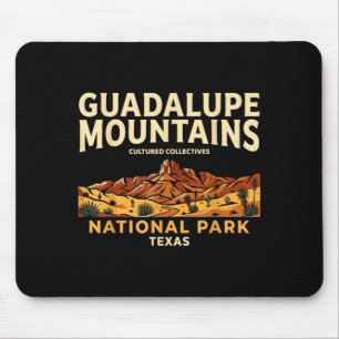 Guadalupe mountains national park texas vintage mouse pad